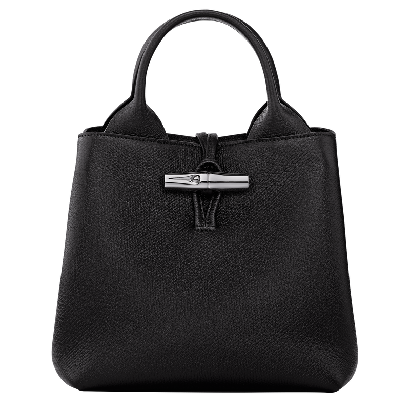 Longchamp Le Roseau Bolso con asa superior S Cuero - Negro