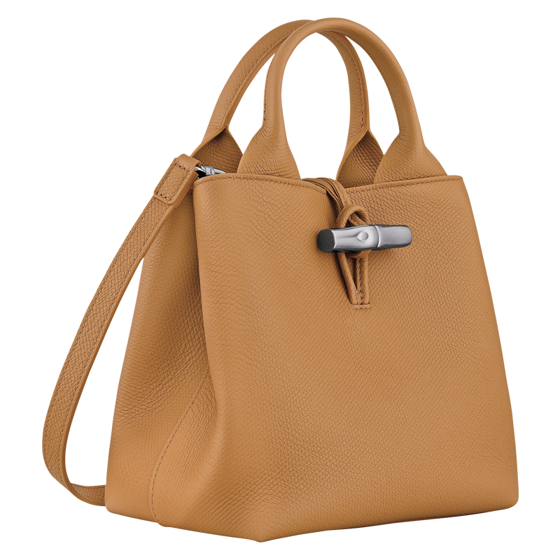 Longchamp Le Roseau Bolso Con Asa Superior S Cuero - Nuez