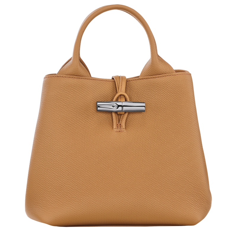 Longchamp Le Roseau Bolso con asa superior S Cuero - Nuez
