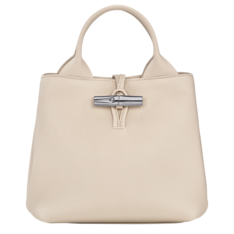 Longchamp Le Roseau Bolso con asa superior S Cuero - Papel