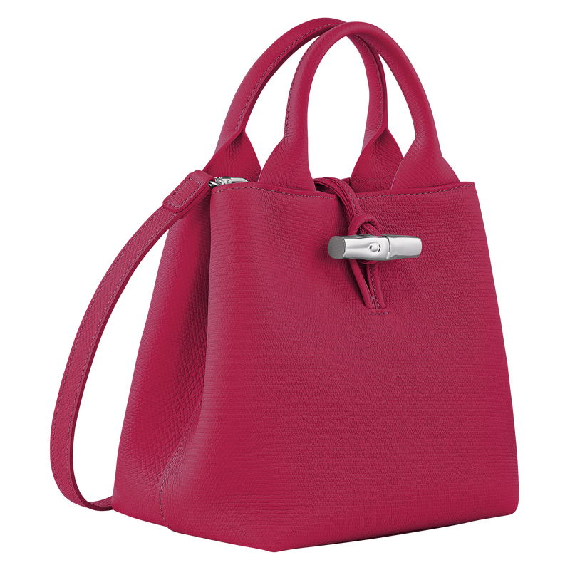 Longchamp Le Roseau Bolso Con Asa Superior S Cuero - Remolacha