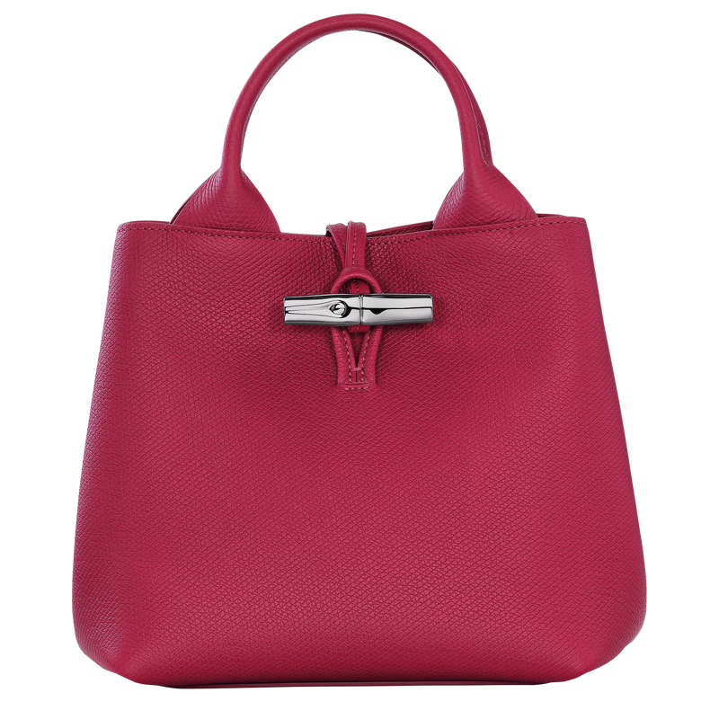 Longchamp Le Roseau Bolso con asa superior S Cuero - Remolacha