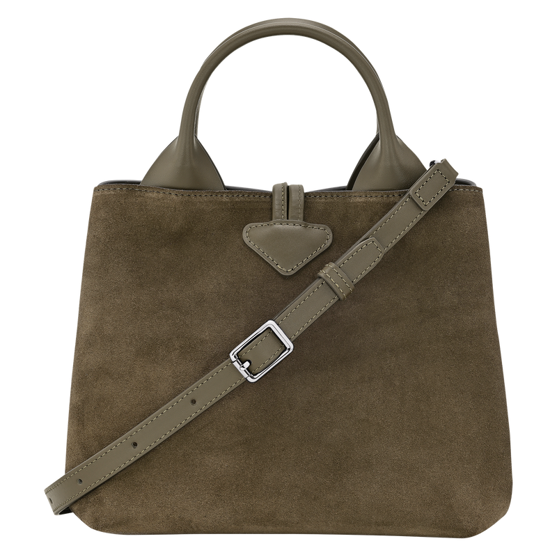 Longchamp Le Roseau Bolso Con Asa Superior S Cuero - Verde Oliva