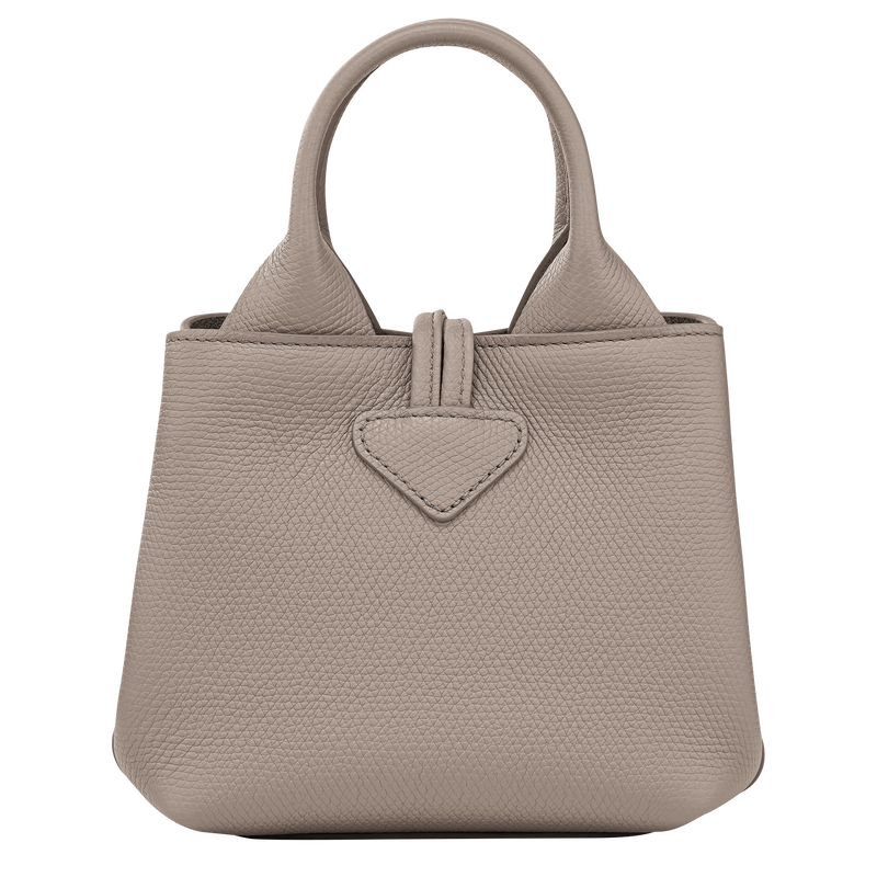 Longchamp Le Roseau Bolso Con Asa Superior XS Cuero - Arcilla