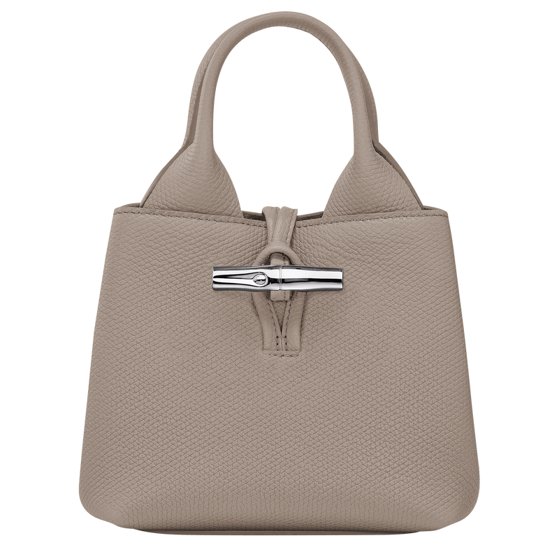Longchamp Le Roseau Bolso con asa superior XS Cuero - Arcilla