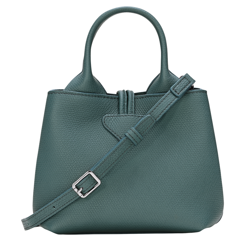 Longchamp Le Roseau Bolso Con Asa Superior XS Cuero - Cedro