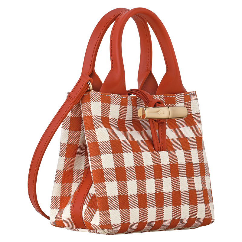 Longchamp Le Roseau Bolso Con Asa Superior XS Tela - Corteza