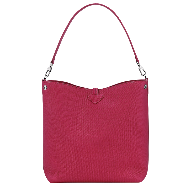 Longchamp Le Roseau Bolso De Hombro M Cuero - Remolacha