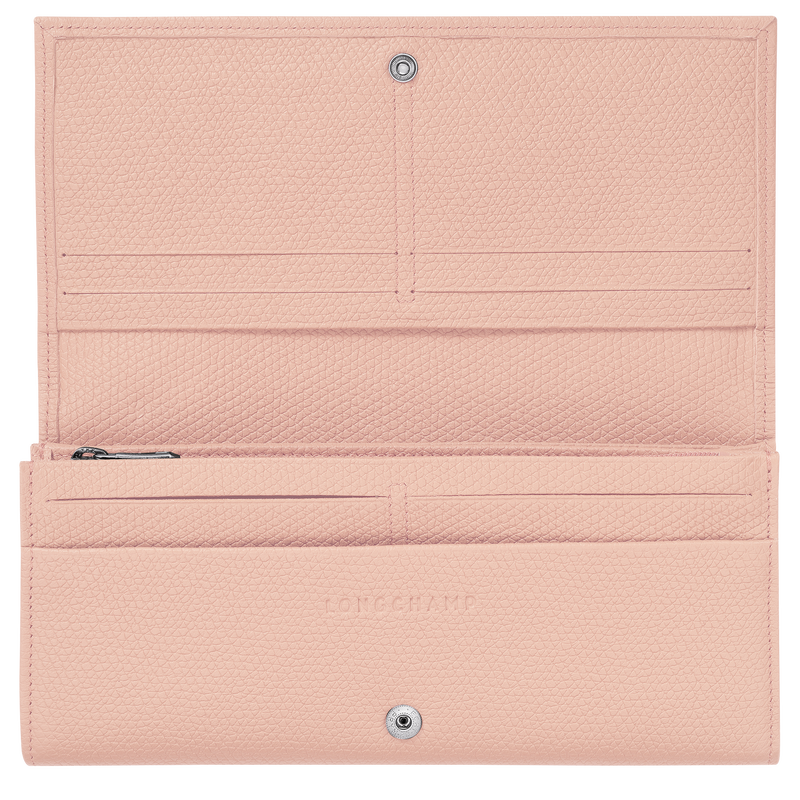 Longchamp Le Roseau Cartera Con Solapa Cuero - Bailarina