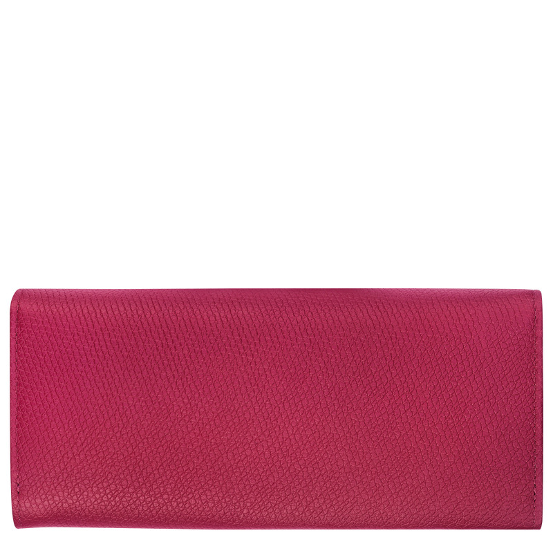 Longchamp Le Roseau Cartera Con Solapa Cuero - Remolacha