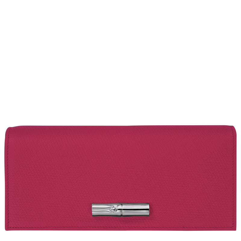 Longchamp Le Roseau Cartera con solapa Cuero - Remolacha