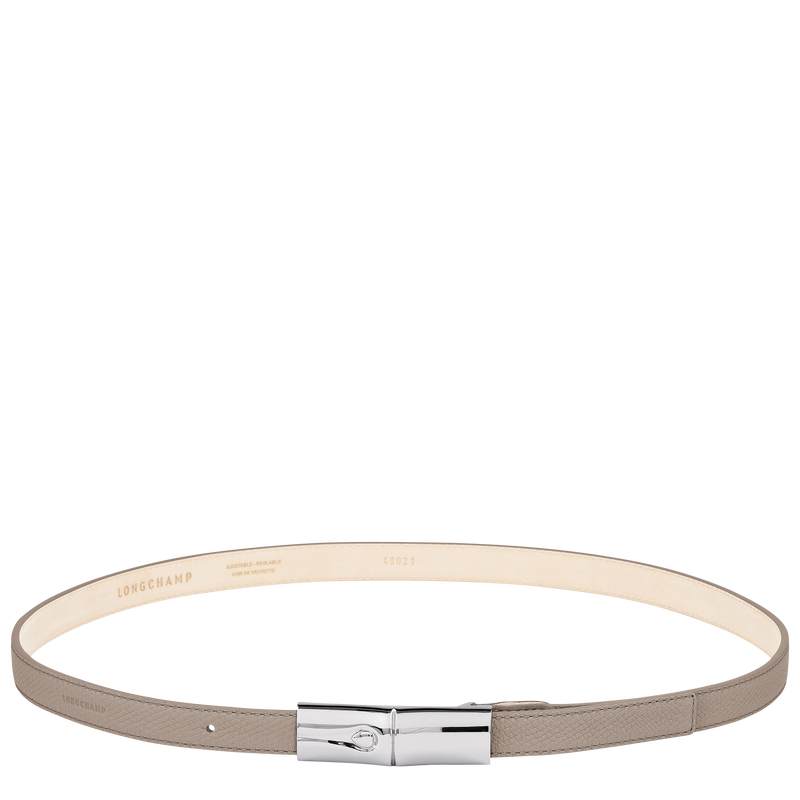 Longchamp Le Roseau Cinturón de mujer Cuero - Arcilla