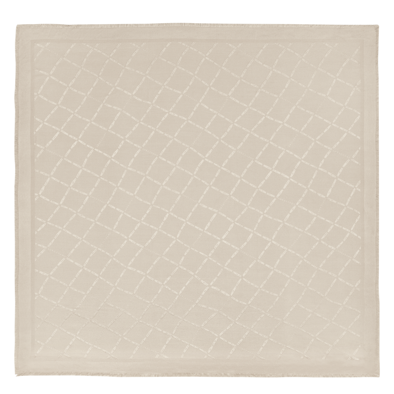 Longchamp Le Roseau Estola de mujer Mezcla De Seda  - Papel