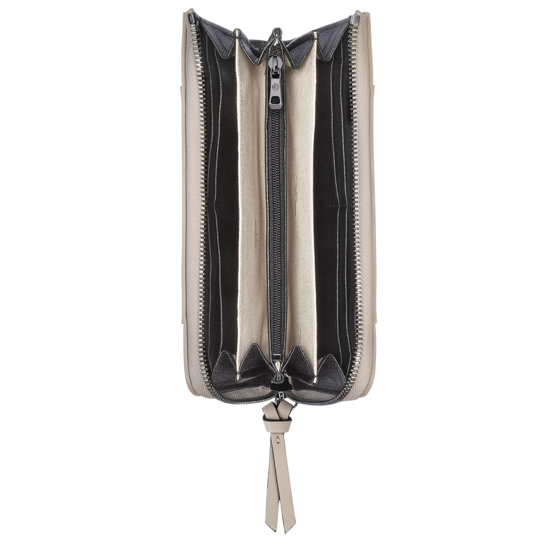 Longchamp Longchamp 3D Cartera Con Cremallera Cuero - Arcilla