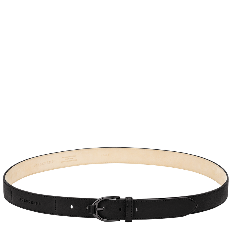 Longchamp Longchamp 3D Cinturón de mujer Cuero - Negro