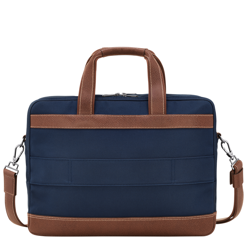 Longchamp Boxford Maletín L Lona Reciclada - Azul