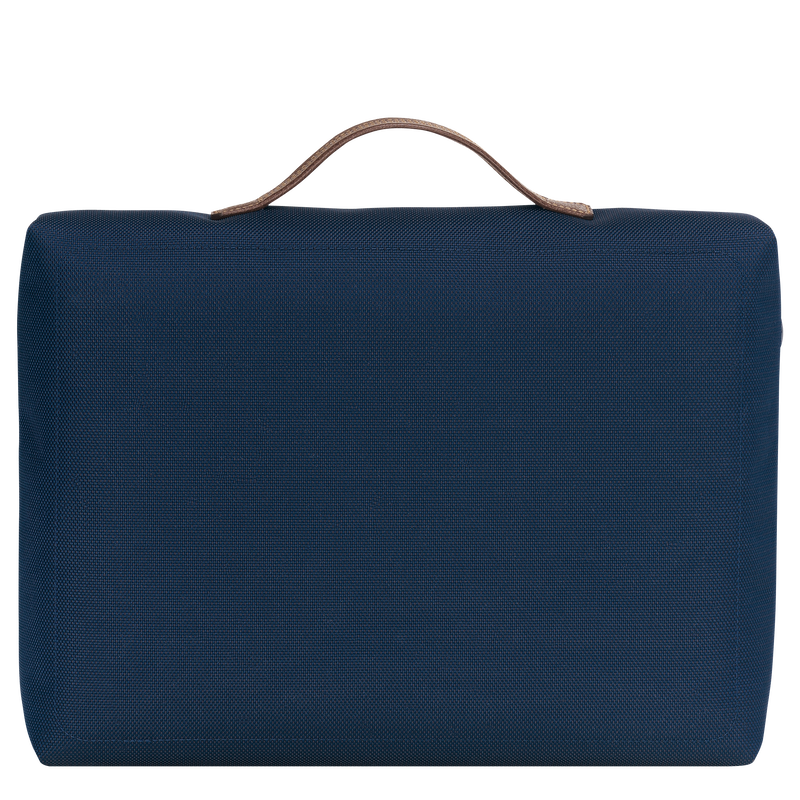 Longchamp Boxford Maletín S Lona Reciclada - Azul