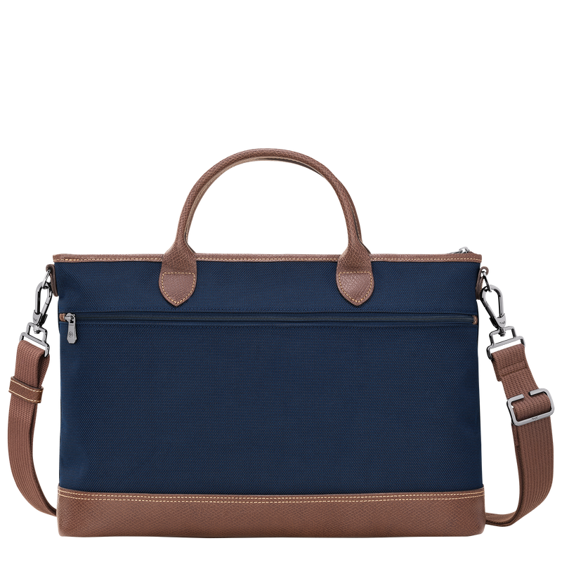 Longchamp Boxford Maletín S Lona Reciclada - Azul