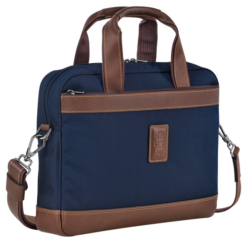 Longchamp Boxford Maletín S Lona Reciclada - Azul