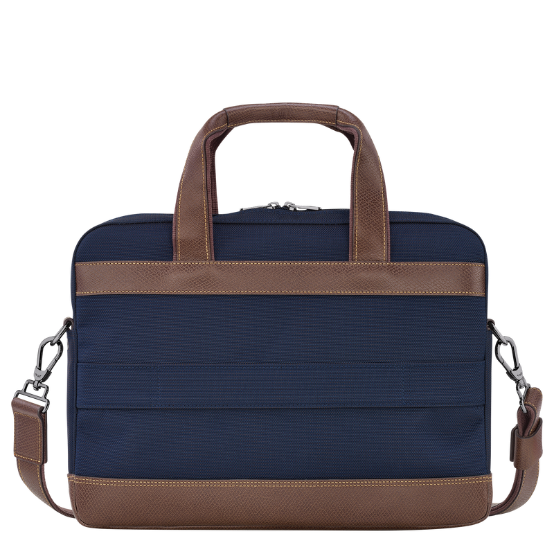 Longchamp Boxford Maletín S Lona Reciclada - Azul