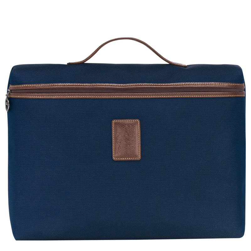 Longchamp Boxford Maletín S Lona reciclada - Azul