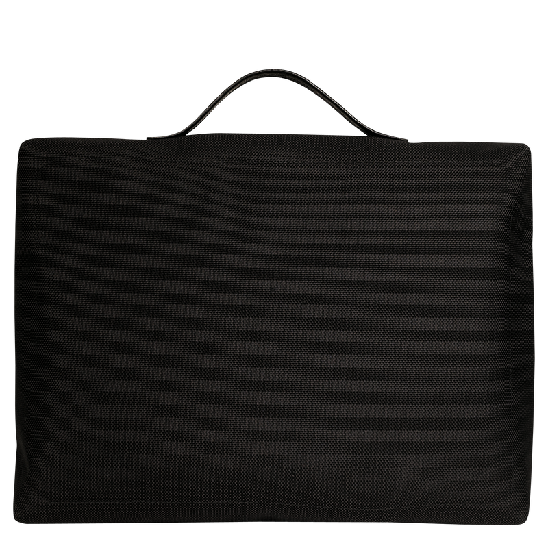 Longchamp Boxford Maletín S Lona Reciclada - Negro
