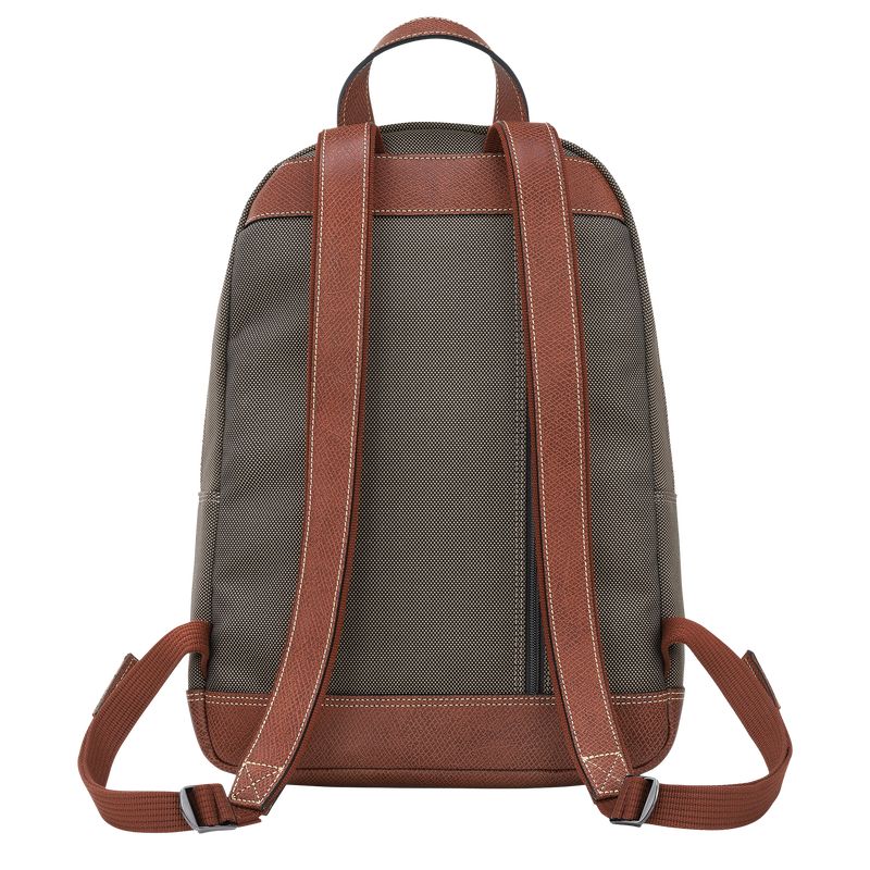 Longchamp Boxford Mochila Lona Reciclada - Marrón