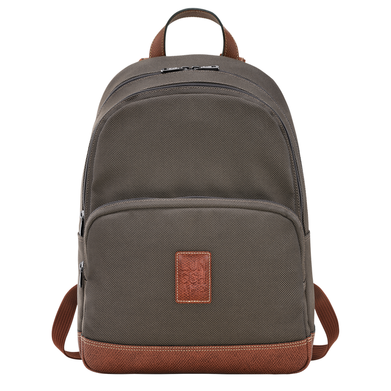 Longchamp Boxford Mochila Lona reciclada - Marrón