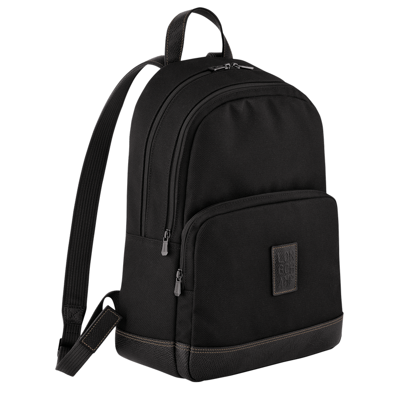 Longchamp Boxford Mochila Lona Reciclada - Negro