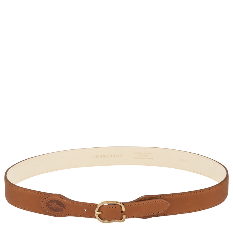 Longchamp Cinturón de mujer Cuero - Coñac