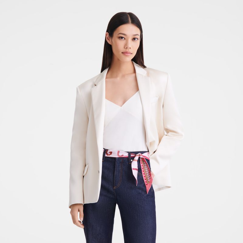 Longchamp En El Huerto Banda Seda - Malvavisco