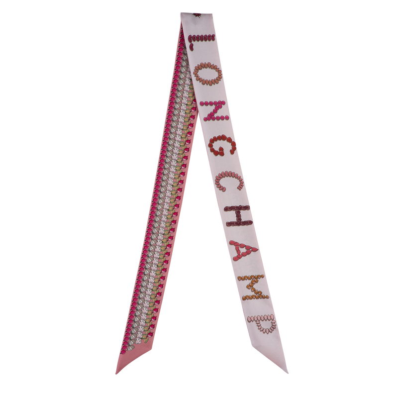 Longchamp En el huerto Banda Seda - Malvavisco