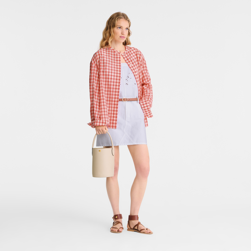 Longchamp Épure Bolso Saco S Cuero - Papel