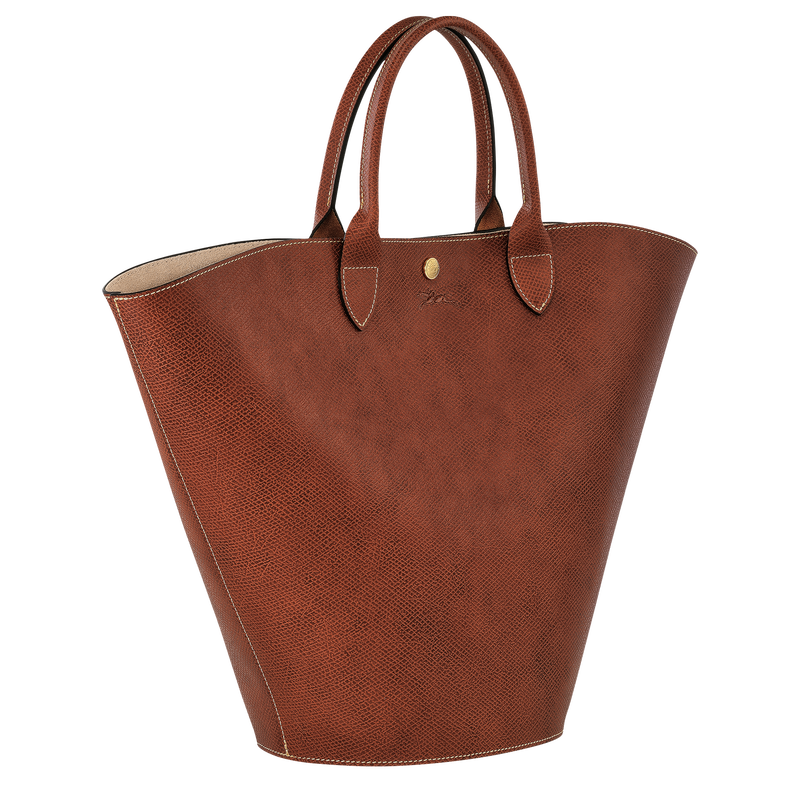 Longchamp Épure Bolso Shopper XL Cuero - Marrón