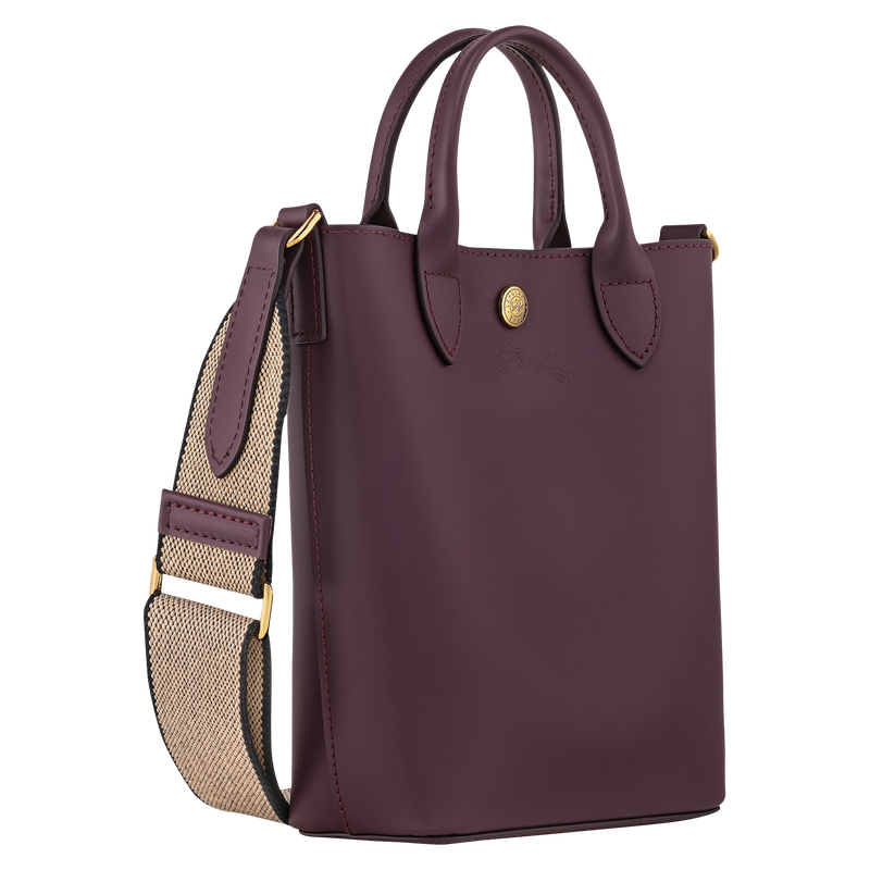 Longchamp Épure Bolso Shopper XS Cuero - Berenjena
