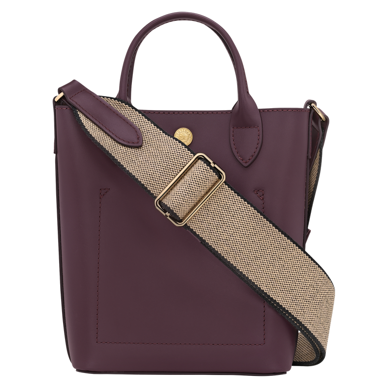 Longchamp Épure Bolso Shopper XS Cuero - Berenjena