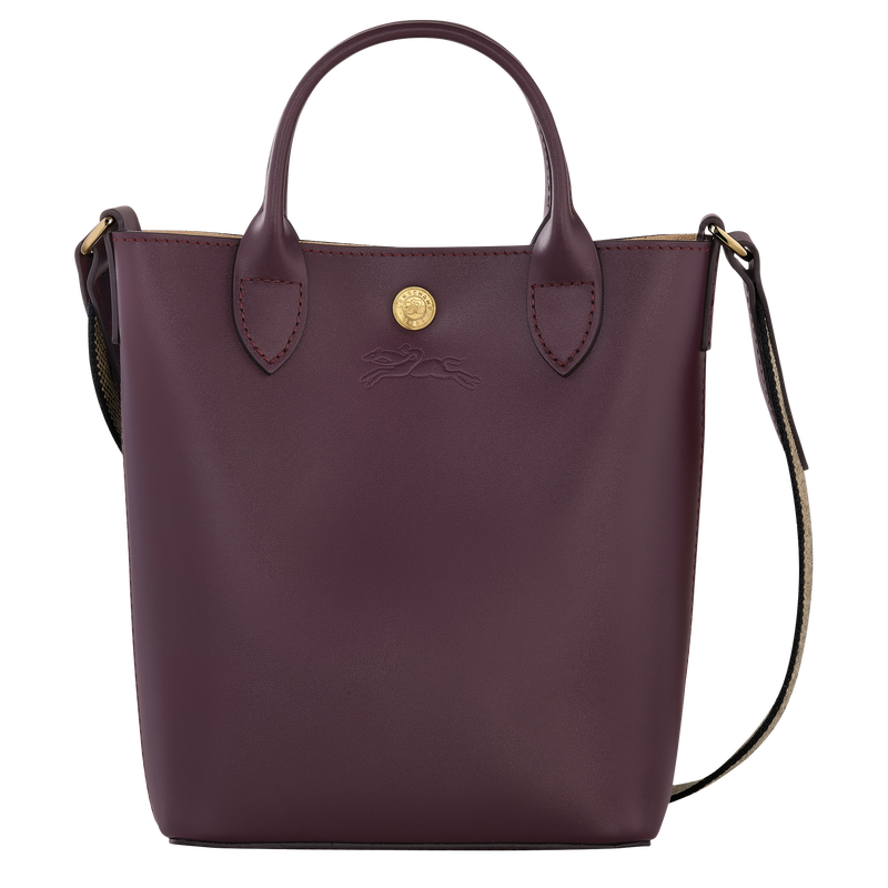 Longchamp Épure Bolso shopper XS Cuero - Berenjena