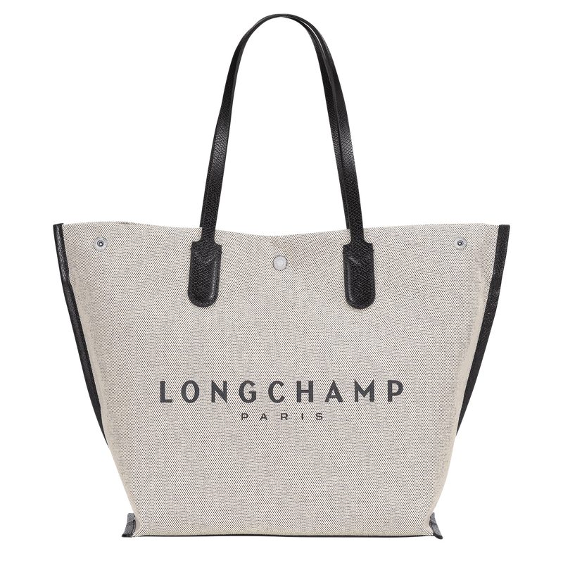 Longchamp Essential Bolso shopper L Tela - Crudo