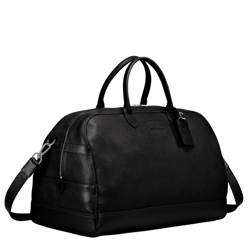 Longchamp Le Foulonné Bolsa De Viaje L Cuero - Negro