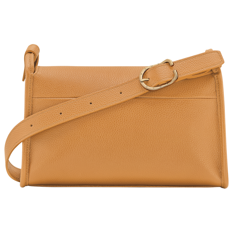 Longchamp Le Foulonné Bolso Bandolera M Cuero - Nuez