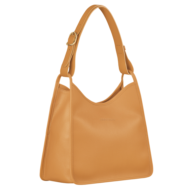 Longchamp Le Foulonné Bolso De Hombro M Cuero - Nuez