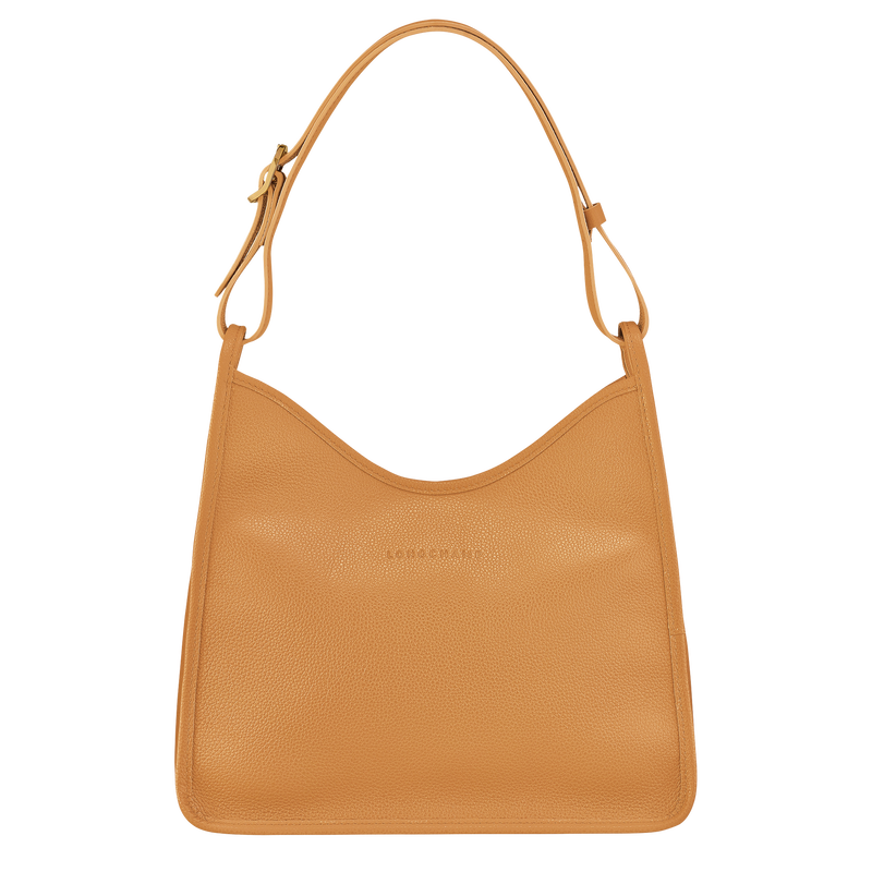 Longchamp Le Foulonné Bolso de hombro M Cuero - Nuez