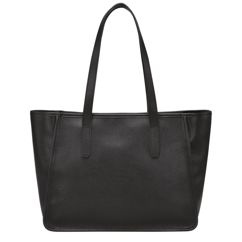 Longchamp Le Foulonné Bolso Shopper L Cuero - Negro