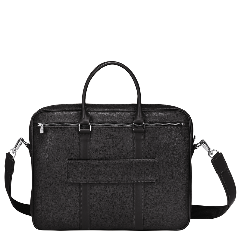 Longchamp Le Foulonné Maletín S Cuero - Negro