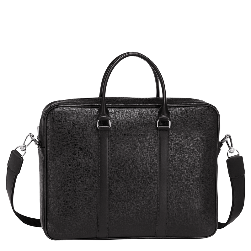 Longchamp Le Foulonné Maletín S Cuero - Negro