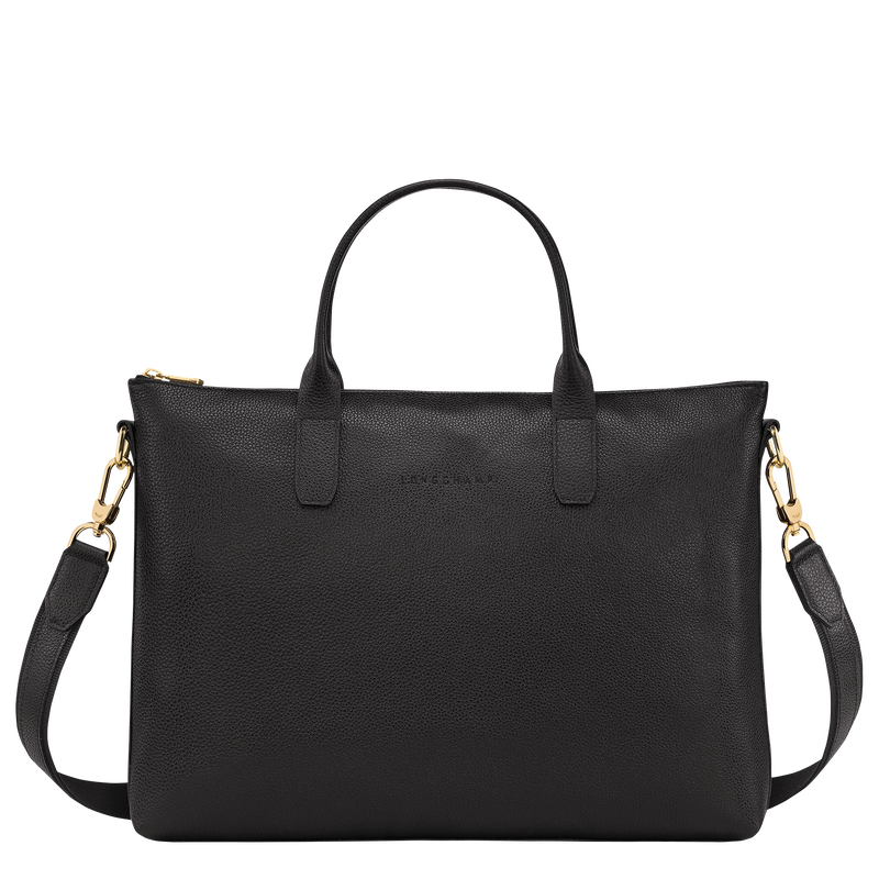 Longchamp Le Foulonné Maletín S Cuero - Negro