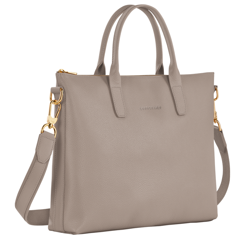 Longchamp Le Foulonné Maletín S Cuero - Tórtola