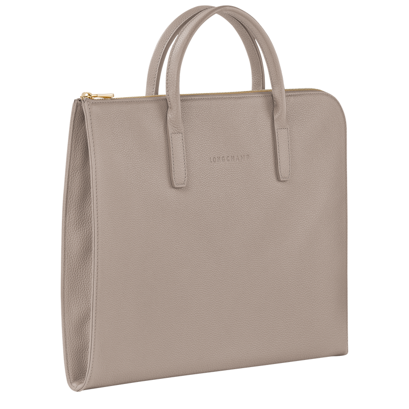 Longchamp Le Foulonné Maletín S Cuero - Tórtola