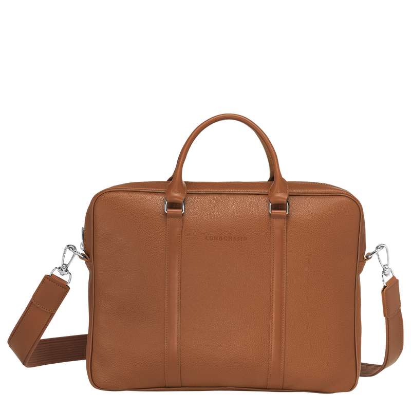 Longchamp Le Foulonné Maletín XS Cuero - Caramelo