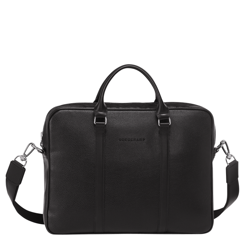 Longchamp Le Foulonné Maletín XS Cuero - Negro